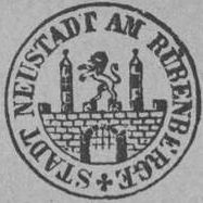 Siegel von Neustadt am Rübenberge