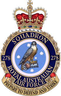 Coat of arms (crest) of the No 278 Squadron, Royal Australian Air Force