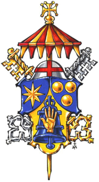 Arms (crest) of Basilica of St. Nicholas, Pietra Ligure