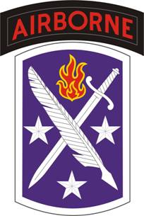 Coat of arms (crest) of 95th Civil Affairs Brigade, US Army