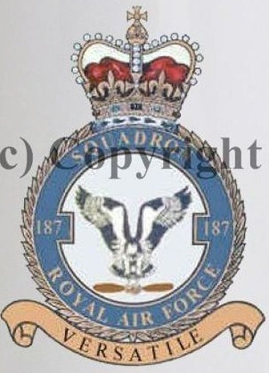 Coat of arms (crest) of the No 187 Squadron, Royal Air Force