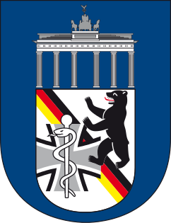 Coat of arms (crest) of the Bundeswehr Hospital Berlin, Germany