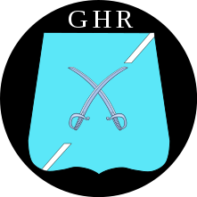 Emblem (crest) of the III Reconnaissance Battalion, The Guards Hussar Regiment, Danish Army