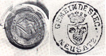 Wappen von Neusatz (Bühl)/Coat of arms (crest) of Neusatz (Bühl)