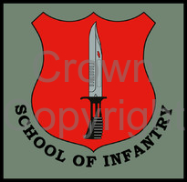 Coat of arms (crest) of the School of Infantry, British Army
