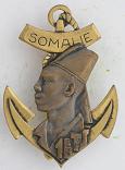 Coat of arms (crest) of the Somali Rifles Battalion, French Army