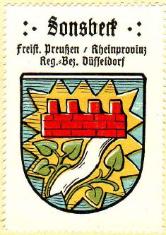 Wappen von Sonsbeck/Coat of arms (crest) of Sonsbeck