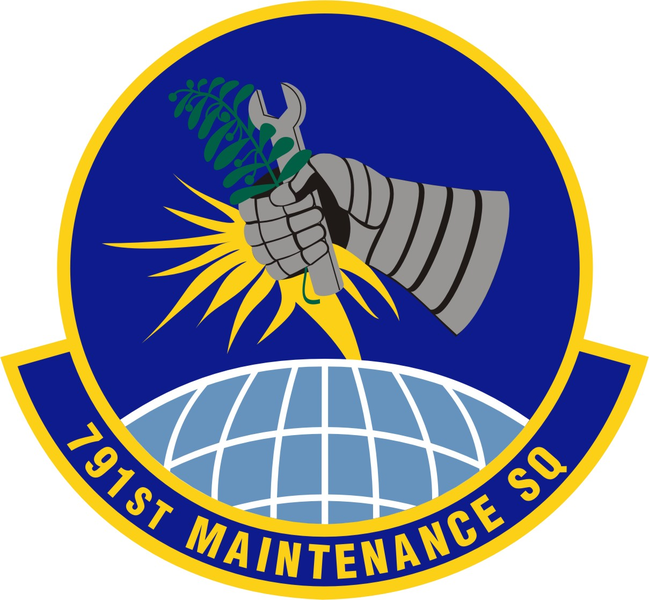 File:791st Maintenance Squadron, US Air Force.png
