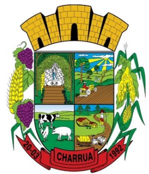 Brasão de Charrua (Rio Grande do Sul)/Arms (crest) of Charrua (Rio Grande do Sul)