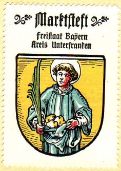 Wappen von Marktsteft/Coat of arms (crest) of Marktsteft