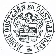 Wapen van Oostzaan/Arms (crest) of Oostzaan