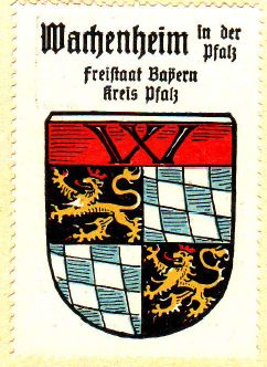 Wappen von Wachenheim an der Weinstrasse/Coat of arms (crest) of Wachenheim an der Weinstrasse