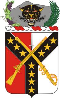 Arms of 61st Cavalry Regiment, US Army
