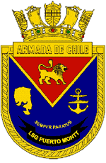 Blason de Coastal Patrol Vessel Puerto Montt (LSG-1623), Chilean Navy/Arms (crest) of Coastal Patrol Vessel Puerto Montt (LSG-1623), Chilean Navy
