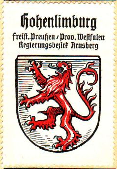 Wappen von Hohenlimburg/Coat of arms (crest) of Hohenlimburg