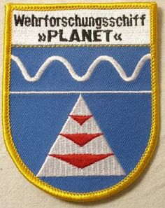 Coat of arms (crest) of the Military Research Ship Planet, German Navy