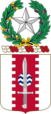 Coat of arms (crest) of the 396th Engineer Battalion, Texas Army National Guard