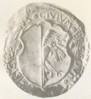 Seal (pečeť) of Březová nad Svitavou