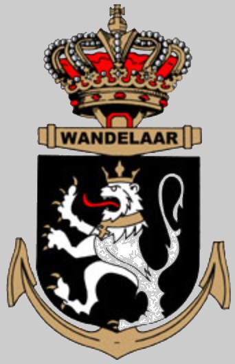 Coat of arms (crest) of the Frigate Wandelaar (F912), Belgian Navy