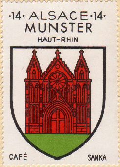 Blason de Munster (Haut-Rhin)/Coat of arms (crest) of {{PAGENAME