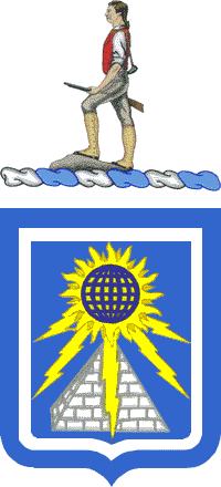 Coat of arms (crest) of 140th Military Intelligence Battalion, US Army