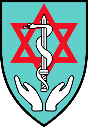 Blason de Medical Services Centre, Israeli Ground Forces/Arms (crest) of Medical Services Centre, Israeli Ground Forces