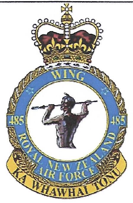 Coat of arms (crest) of the No 485 Wing, RNZAF