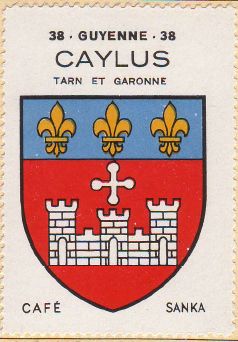 Blason de Caylus (Tarn-et-Garonne)