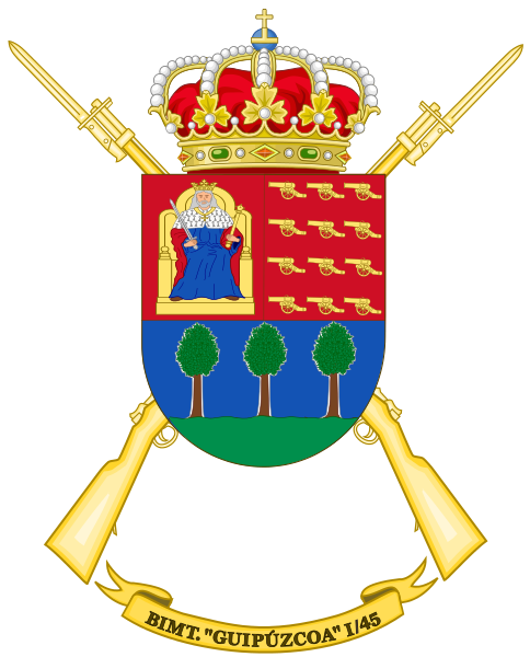File:Motorized Infantry Battalion Guipúzcoa I-45, Spanish Army.png