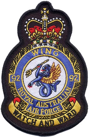 Coat of arms (crest) of the No 92 Wing, Royal Australian Air Force