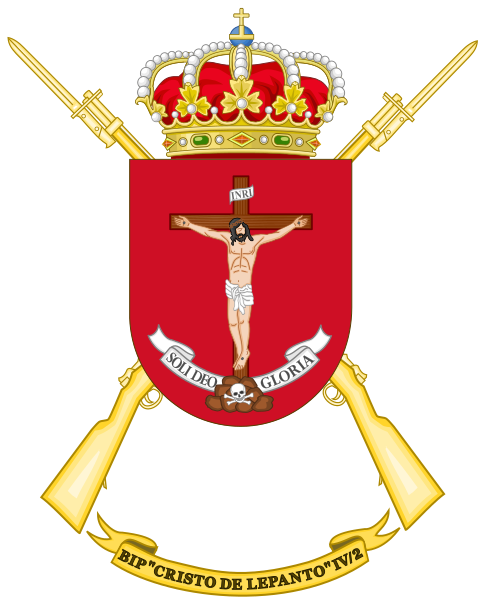 File:Protected Infantry Bandera Cristo de Lepanto IV-2, Spanish Army.png