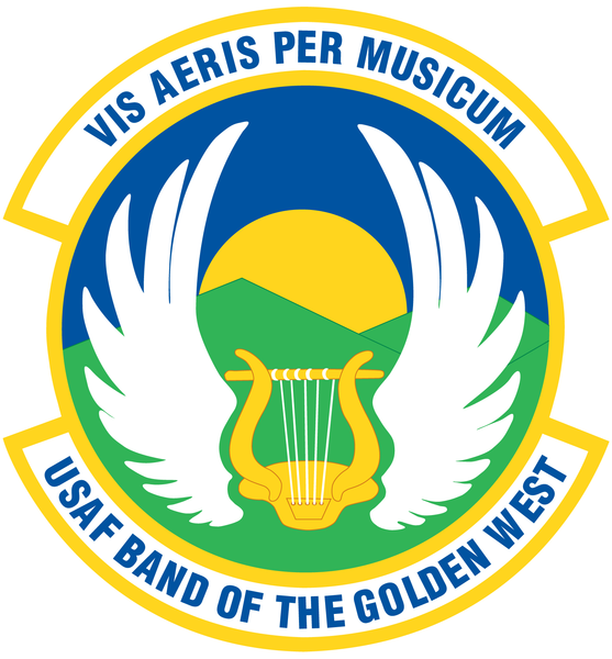 File:USAF Band of the Golden West, US Air Force.png