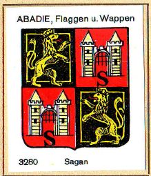 Wappen von Żagań/Coat of arms (crest) of Żagań