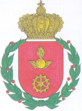 Coat of arms (crest) of Air Defence Officer's Academy, Swedish Army