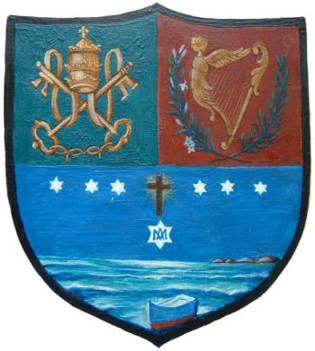 Coat of arms (crest) of Cathedral Basilica of Sts. Peter and Cecilia, Mar del Plata