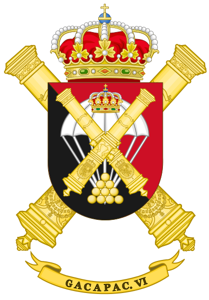 File:Parachute Field Artillery Group VI, Spanish Army.png