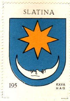 Coat of arms (crest) of Slatina (Croatia)