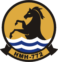 Coat of arms (crest) of the HMH-772 Hustler, USMC