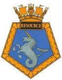 Coat of arms (crest) of the RFA Resource, United Kingdom