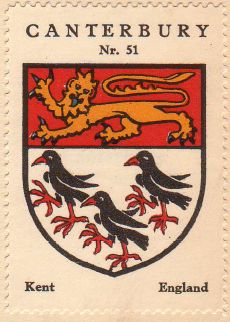 Arms (crest) of Canterbury (England)