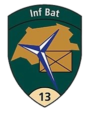 Coat of arms (crest) of Infantry Battalion 13, Swiss Army