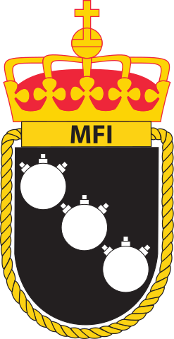 Coat of arms (crest) of Mine Vessel Inspector, Norwegian Navy