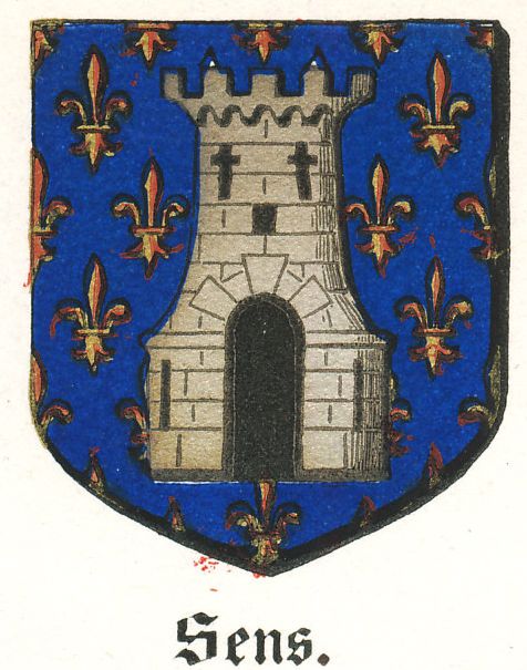 Blason de Sens (Yonne)/Coat of arms (crest) of Sens (Yonne)