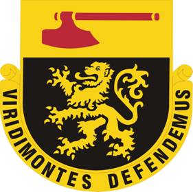 Arms of 124th Regiment, Vermont Army National Guard