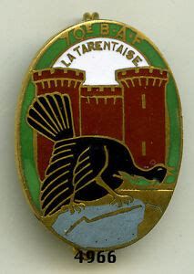 Coat of arms (crest) of the 70th Alpine Fortress Battalion, French Army