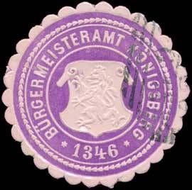 Seal of Königsberg in Bayern