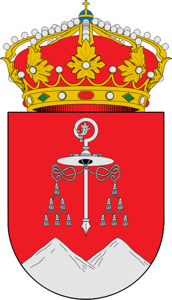 Escudo de Valdeobispo/Arms (crest) of Valdeobispo