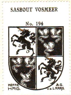 Wapen van Sasbout Vosmeer/Coat of arms (crest) of Sasbout Vosmeer