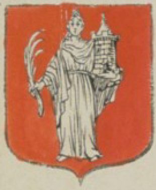 Arms (crest) of Hatters in Saint-Quentin