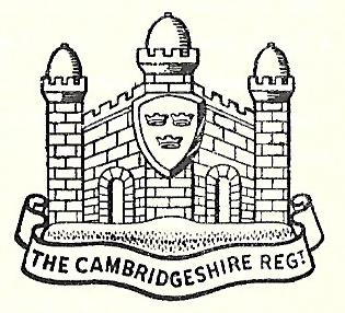 Coat of arms (crest) of the The Cambridgeshire Regiment, British Army